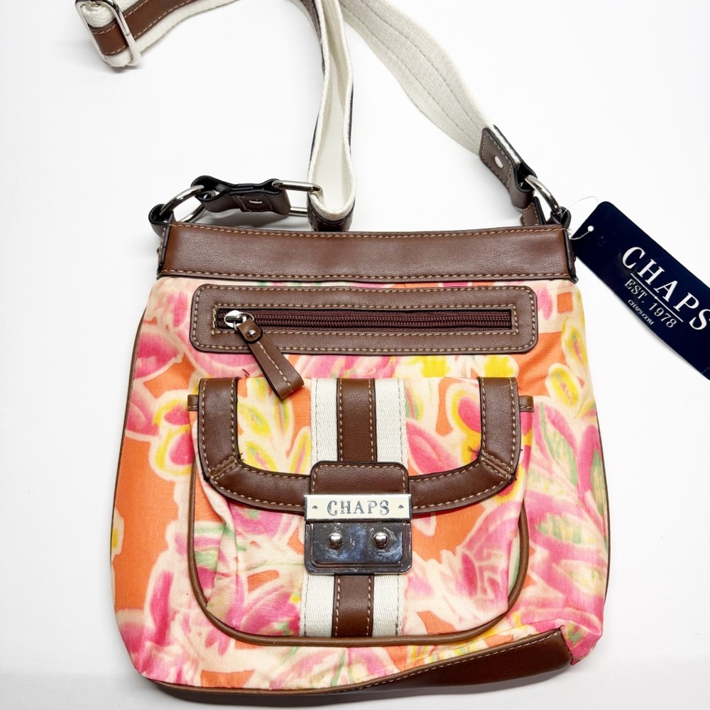 NEW Chaps Marcie Monterey Floral Crossbody Purse - Picture 2 of 12